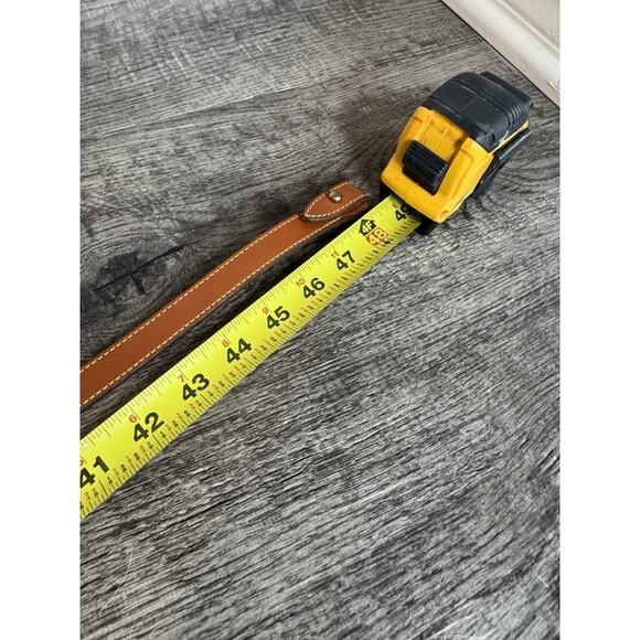 Vintage Dooney & Bourke AWL Satchel Doctor Bag Brown Leather British Tan W STRAP - Picture 10 of 16